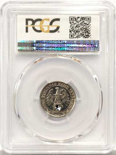 博洋堂世界钱币拍卖第154期（全场包邮） PCGS MS66 德国1939年A版50芬尼坦克币，PCGS冠军分！