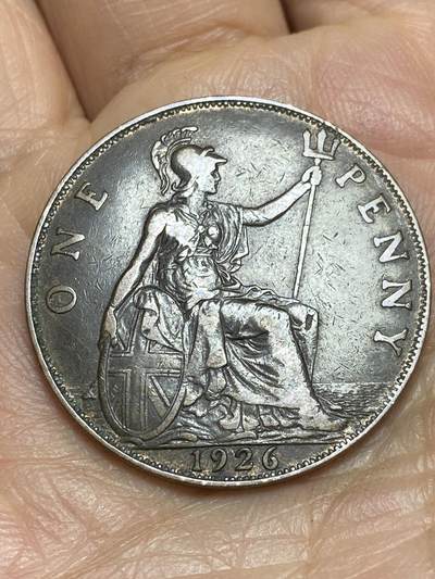 2025年第一百四十三场(总第一百六十九场）外国好品散币场(免佣金) - 英国🇬🇧1926年1便士(乔治五世第一版关门年)