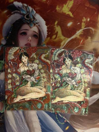 欢迎送拍、零成本上架，释放现金流，合理分配上拍卡品 - 【裸卡折光、普卡】红依 范特卡&春芳西游2