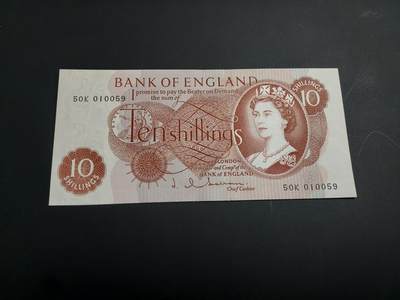 博彦收藏   1月3日 8点钱币专场 全场包邮 - 英国女皇10先令 UNC 