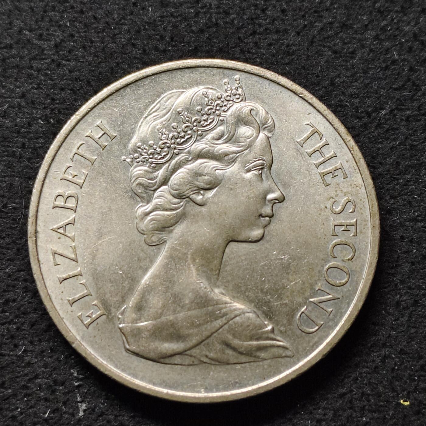 【全场包邮】纯粹捡漏拍490场（免费代拍第27场） 马恩岛1970年1克朗猫系列曼克斯无尾猫克朗型纪念币