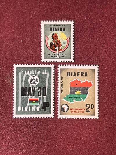 联合阁邮币社™ ——“多国邮票”👍🏻👏🏻👍🏻👏🏻 - 毕夫 独立周年纪念 全套新