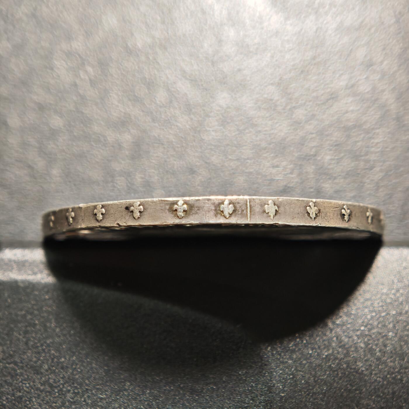 【德藏】世界币章拍卖第159期(元旦专场拍卖) 1896年 西班牙阿方索十三世5比塞塔银币 原味好品相 直径约：37.4mm；重约：24.8g