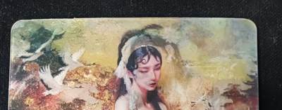 花开卡拍第53期（12月28号周日截拍，品控勿拍!!!拍品不寄存，运费5元，自制卡难免瑕疵，可能存在轻微撞角爆边等出厂瑕疵，品控介意勿拍！） - 卡友自制 小青 白素贞 双人光栅卡，1张