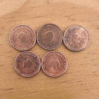 各国硬币第7期 无佣金 - 荷兰1殴分5枚