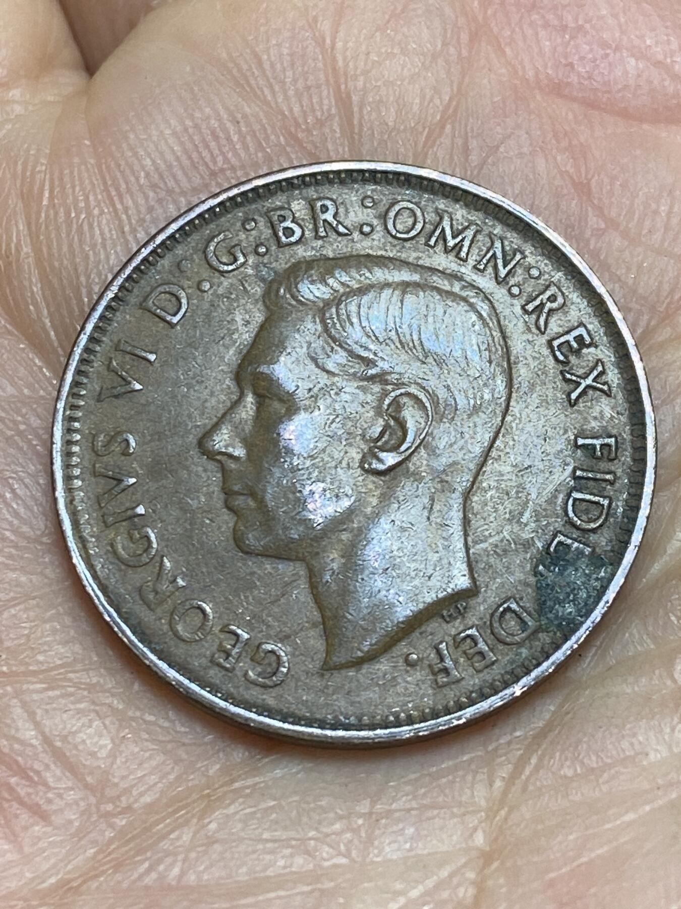 2025年第一百四十三场(总第一百六十九场）外国好品散币场(免佣金) 澳大利亚🇦🇺1949年半便士(乔治六世第三版，首发年，p版珀斯造)