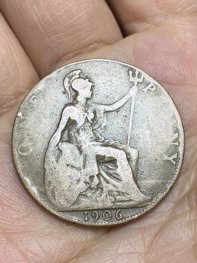 2025年第一百四十三场(总第一百六十九场）外国好品散币场(免佣金) - 英国🇬🇧1906年1便士(爱德华七世时期)