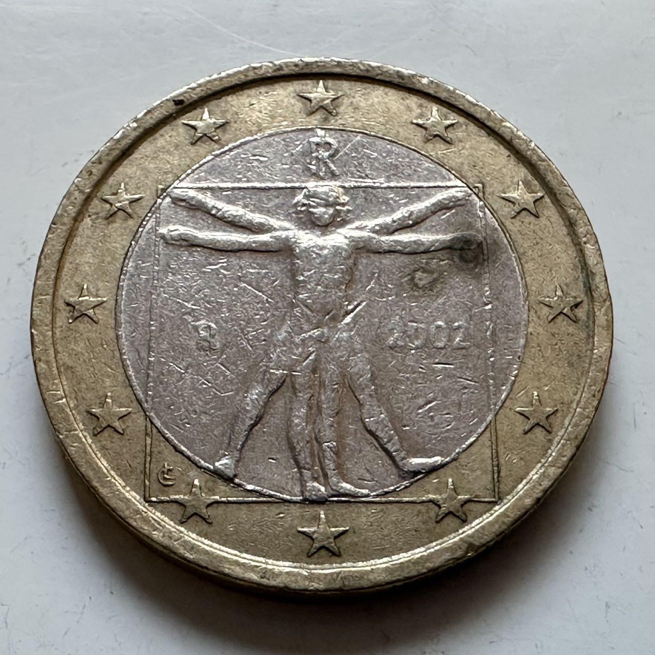 🌹外币初藏🌹🐯2025年第146场  每周二四六晚8️⃣点 接代拍 意大利2002年一欧元