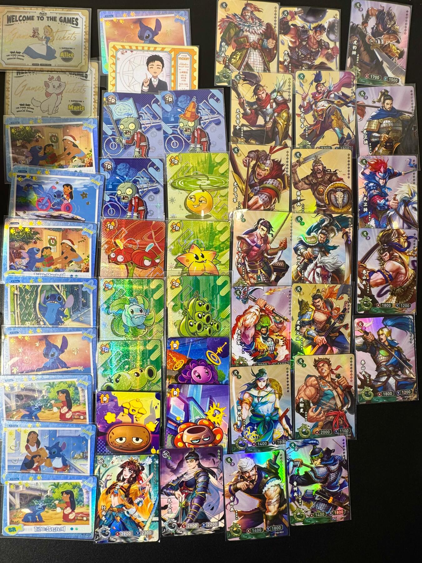 NO.19 好又多金牌大场，新店点关注不迷路！每周一站式配齐，方便凑单！（周6晚8点截拍，卖家送拍0抽成！） 集卡社迪士尼、卡游植物大战僵尸、卡游三国卡 共45张