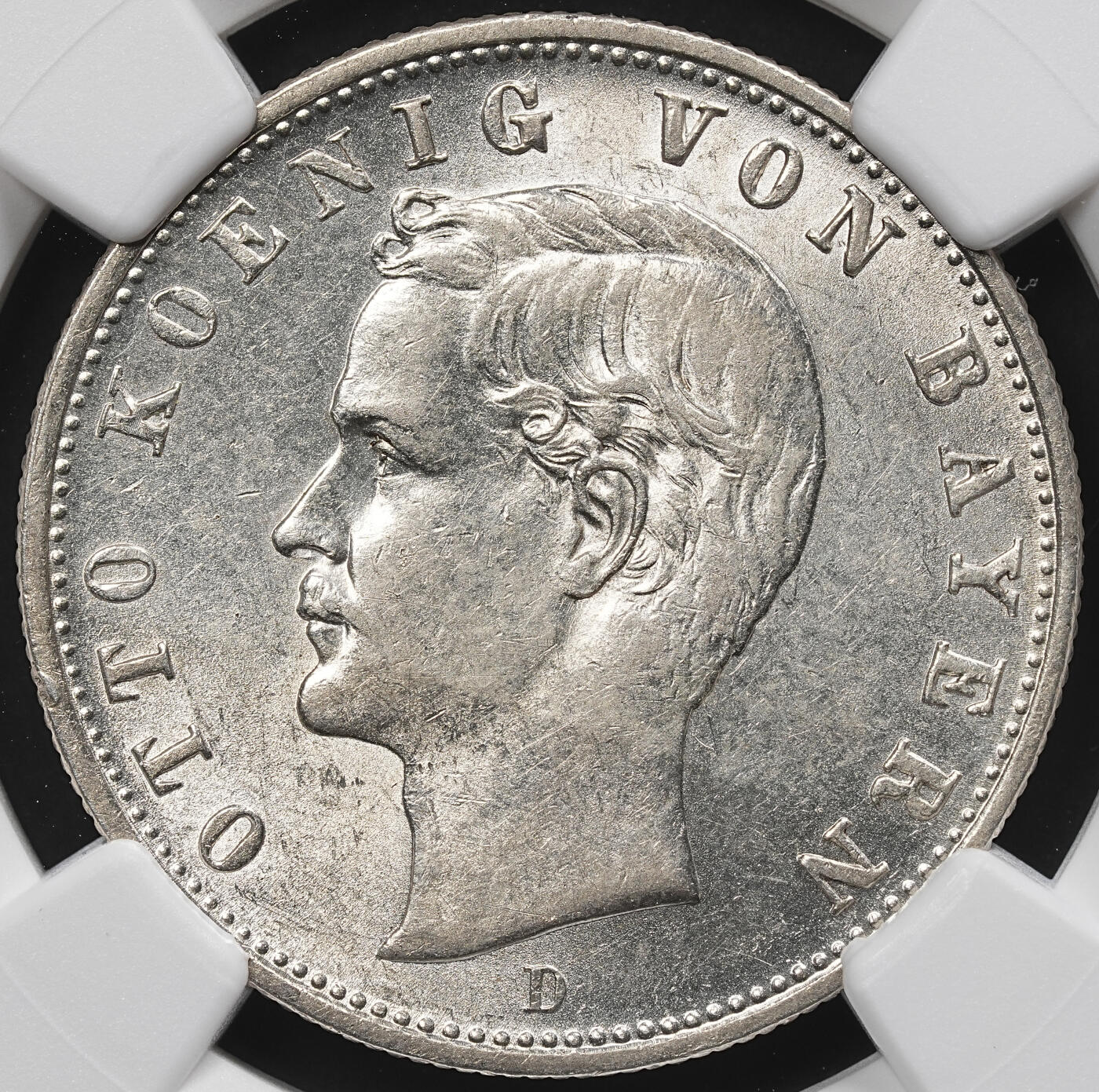 修遠堂世界钱币第九十九期 NGC MS62 1913年巴伐利亚2马克银币 稀少的年份 铸造量不到10万枚