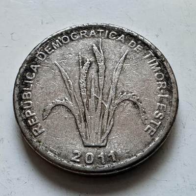 🌹外币初藏🌹🐯2025年第146场  每周二四六晚8️⃣点 接代拍 - 东帝汶2011年五分