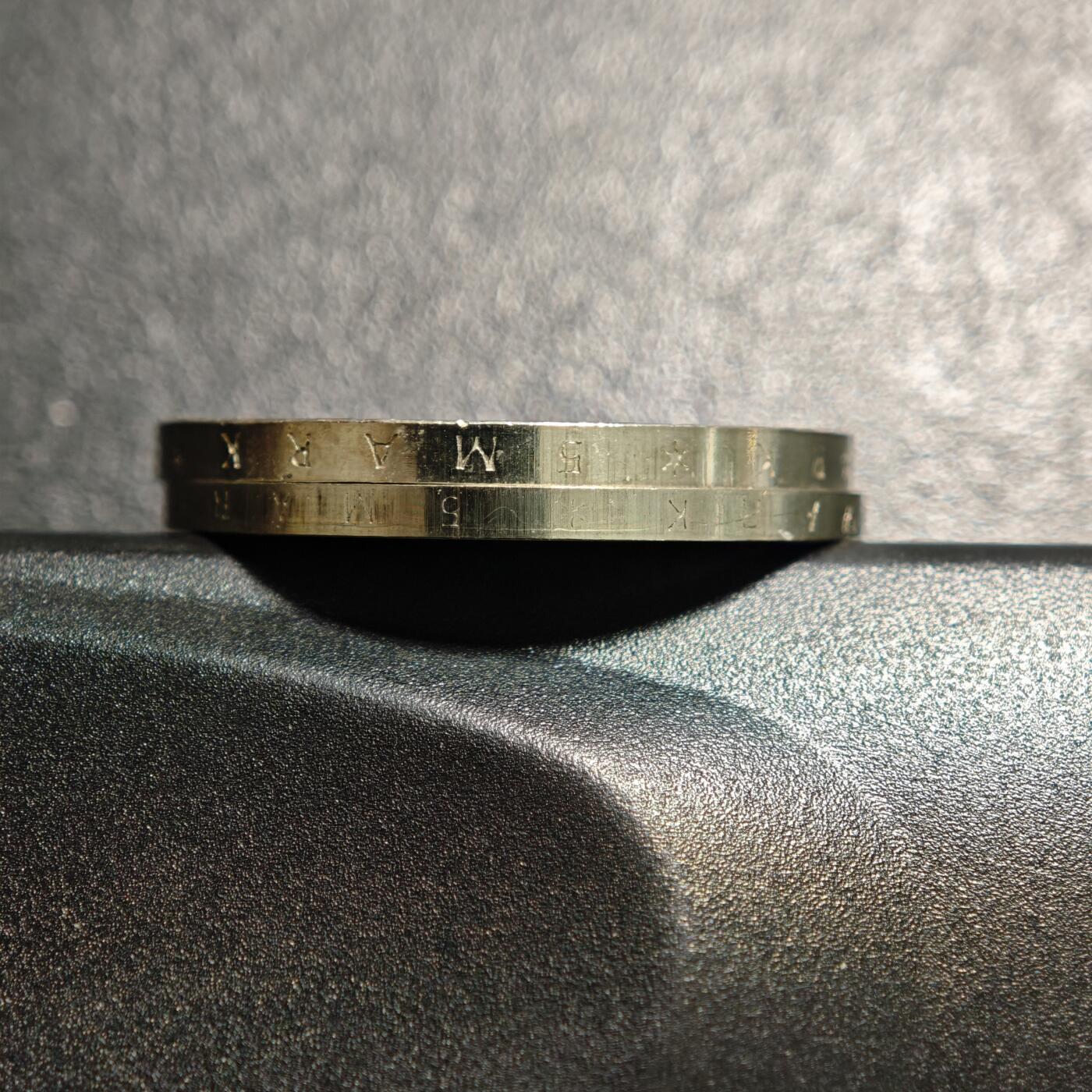 【德藏】世界币章拍卖第159期(元旦专场拍卖) 2枚一组 1990年 东德邮政500周年5马克纪念镍币 1975年 东德小说家托马斯·曼诞辰百年5马克纪念镍币 品相极佳