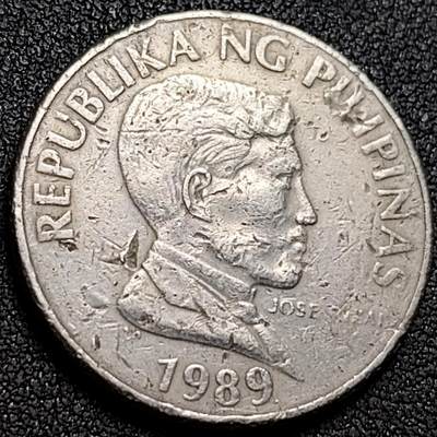 泉币菌-第155场-精品福利场 - 公牛 菲律宾1比索硬币 直径29MM 