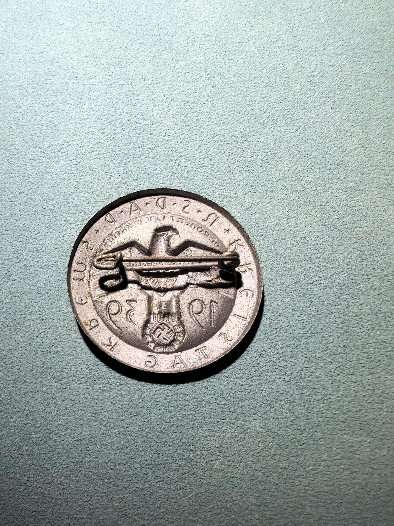 盛世勋华——号角文化勋章邮票专场拍卖第296期 德国（1939）1939年罗伯特·莱伊博士（帝国劳工阵线负责人）访问克莱姆斯县纪念证章 Weitze售价120欧参见图三