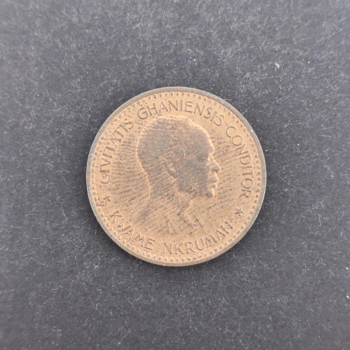 各国硬币第7期 无佣金 加纳1/2便士