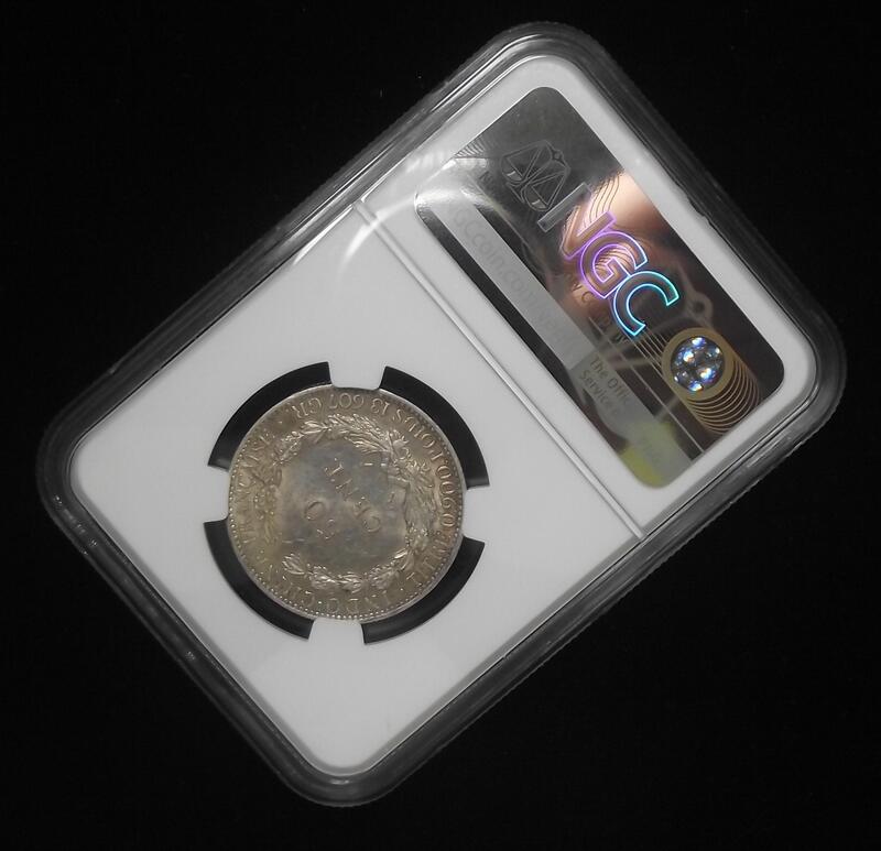 【NGC-MS61季军分】法属印支1895年50分坐洋银币