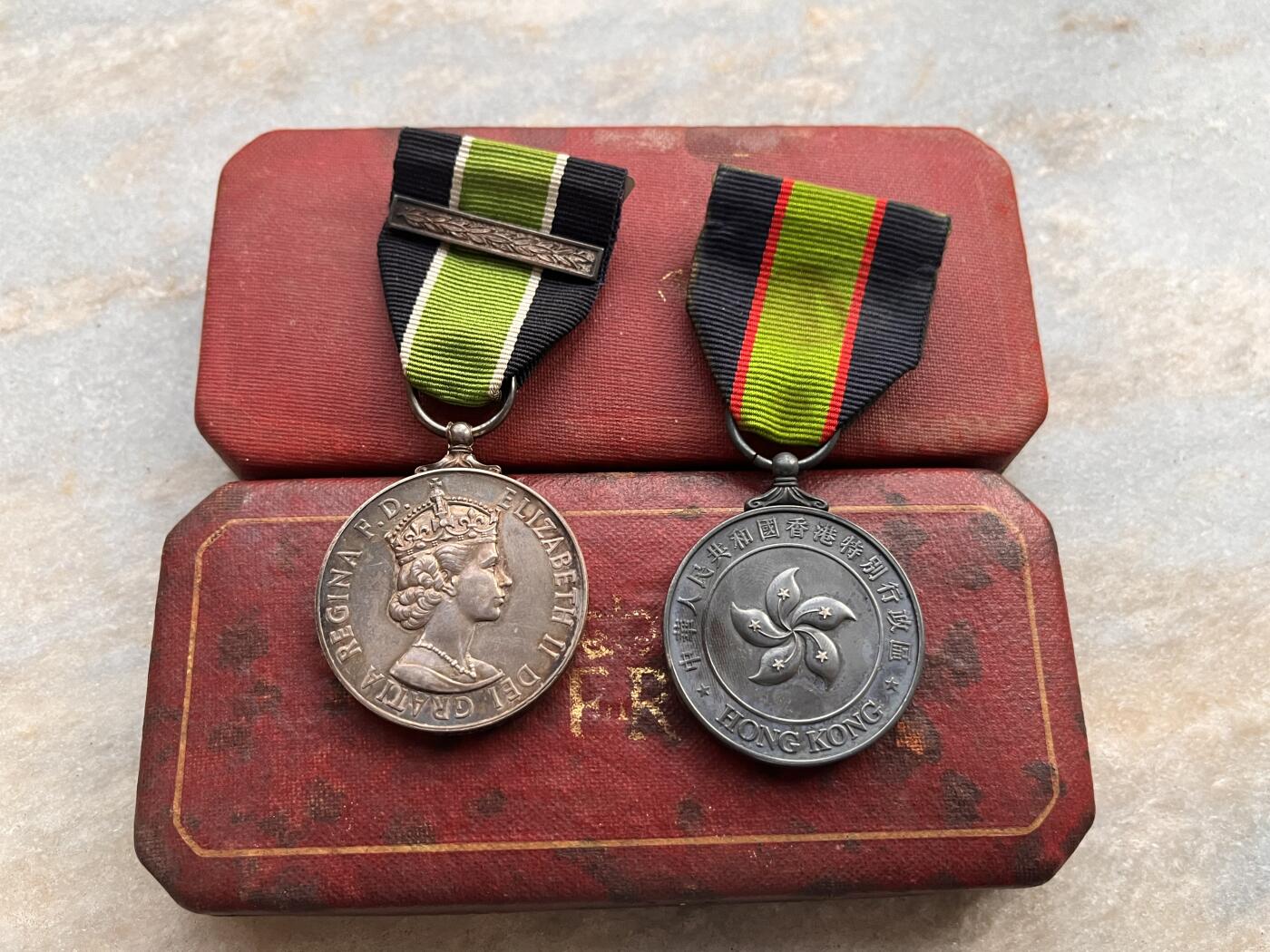 一位香港阿S 从皇家殖民地时期到回归后的长期服务奖章
