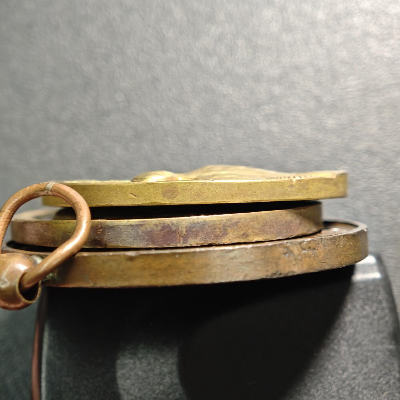 【德藏】世界币章拍卖第159期(元旦专场拍卖) 3枚一组 欧洲老铜章 详细尺寸请看拍品介绍