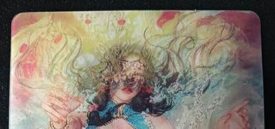 花开卡拍第53期（12月28号周日截拍，品控勿拍!!!拍品不寄存，运费5元，自制卡难免瑕疵，可能存在轻微撞角爆边等出厂瑕疵，品控介意勿拍！） - 卡友自制 小乔 大乔 双人变换光栅卡，1张