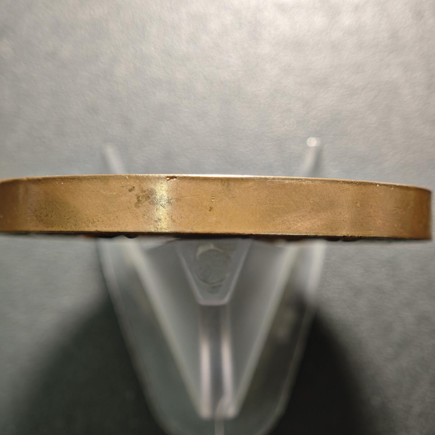 【德藏】世界币章拍卖第159期(元旦专场拍卖) 1885年 德国纽伦堡国际博览会城市景观高浮雕大铜章 直径约：65.2mm；重约：163.8g 立体感十足 浮雕感极强 大尺寸压手感十足