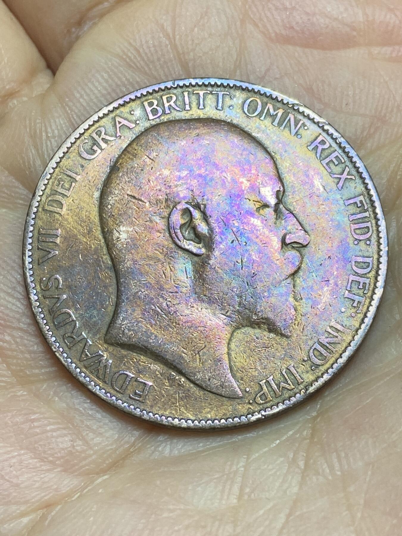 2025年第一百四十三场(总第一百六十九场）外国好品散币场(免佣金) 英国🇬🇧1903年1便士(爱德华七世时期)