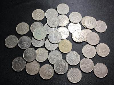 KK钱币收藏小铺 《套币 好品/批量散币专场》  2月预留时间 周末发货 -  希腊20德拉克马37枚