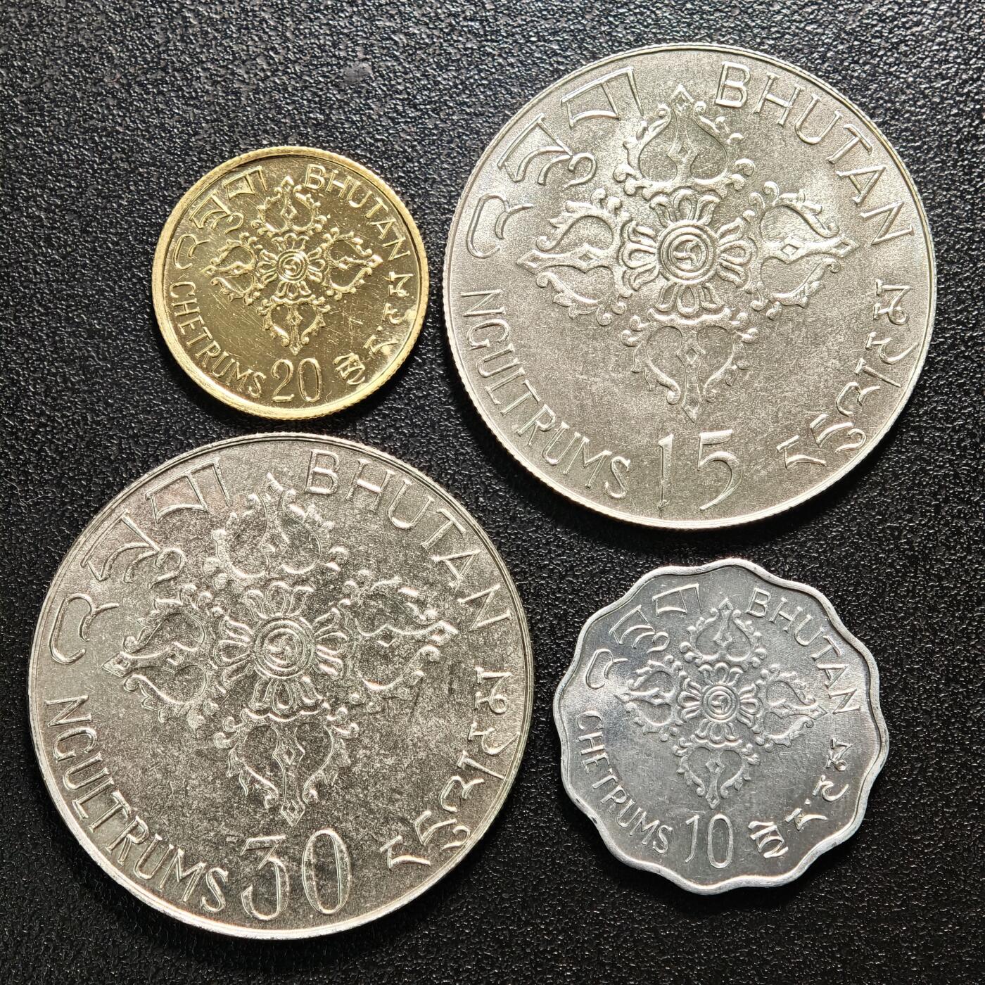 【德藏】世界币章拍卖第159期(元旦专场拍卖) 4枚一组 1974-1975年 不丹FAO纪念币及妇女节纪念币 好品相