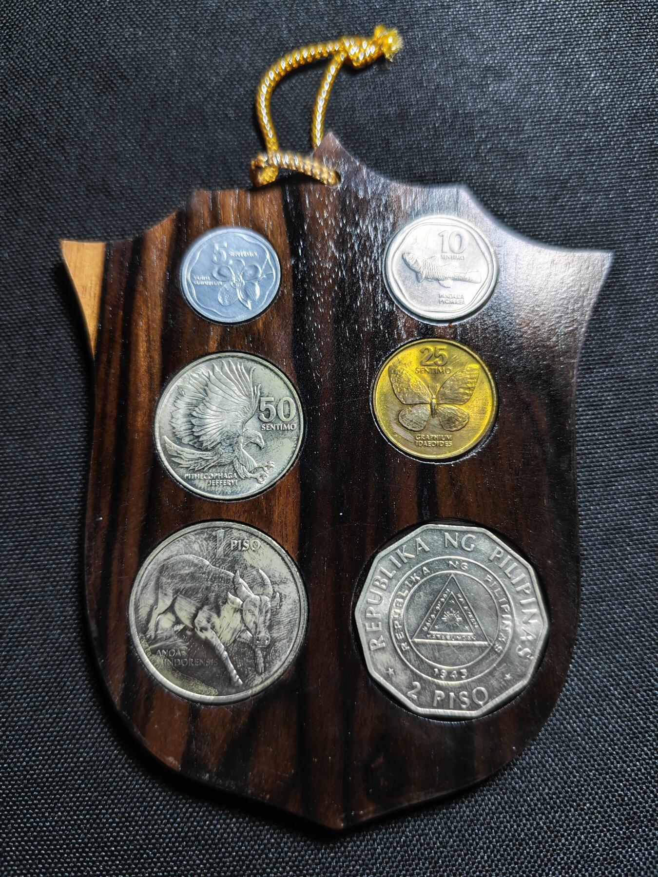 KK钱币收藏小铺 《套币 好品/批量散币专场》  2月预留时间 周末发货  菲律宾硬币挂件 含纪念币