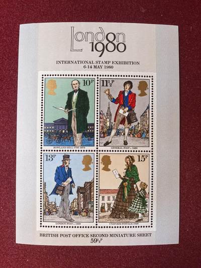 联合阁邮币社™ ——“多国邮票”👍🏻👏🏻👍🏻👏🏻 - 伦敦1980邮展