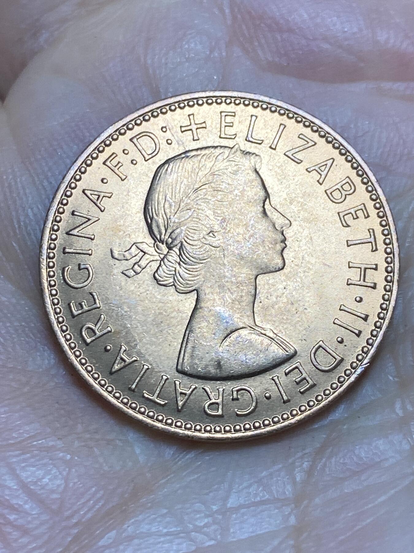 2025年第一百四十三场(总第一百六十九场）外国好品散币场(免佣金) 英国🇬🇧1967年半便士(伊丽莎白二世青年桂冠第二版，普制币关门年)