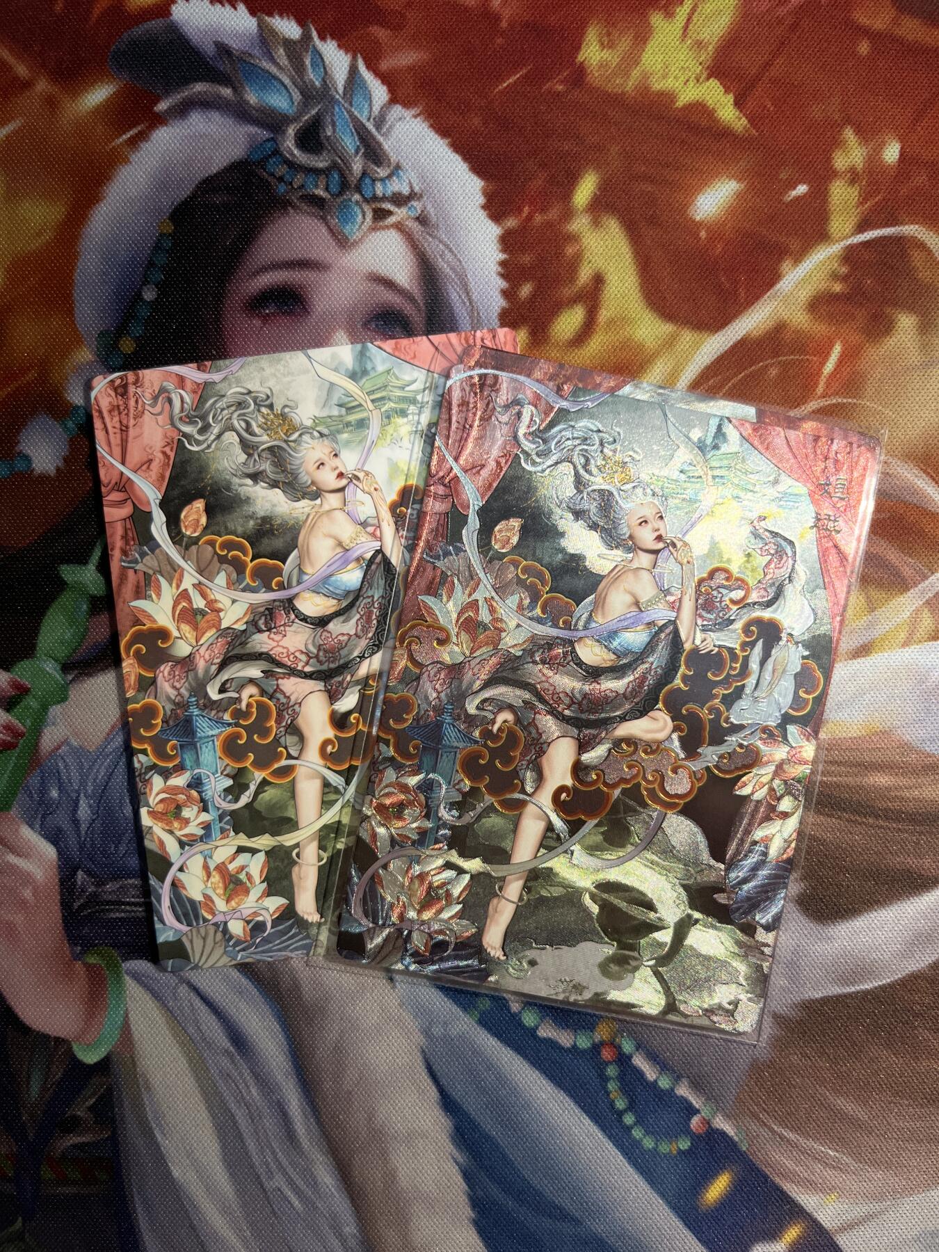 欢迎送拍、零成本上架，释放现金流，合理分配上拍卡品 【裸卡折光、普卡】姮娥 范特卡&春芳西游3