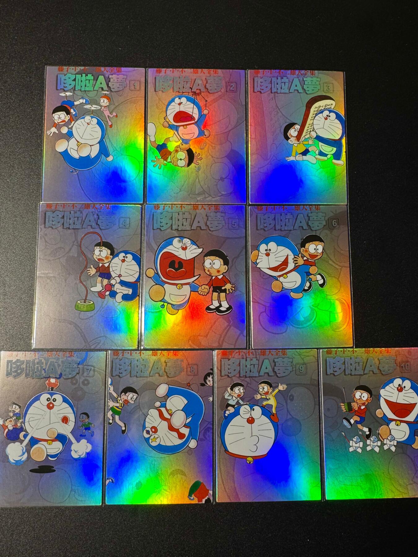 NO.19 好又多金牌大场，新店点关注不迷路！每周一站式配齐，方便凑单！（周6晚8点截拍，卖家送拍0抽成！） 哆啦A梦卡牌 上部 一套10张 彩闪