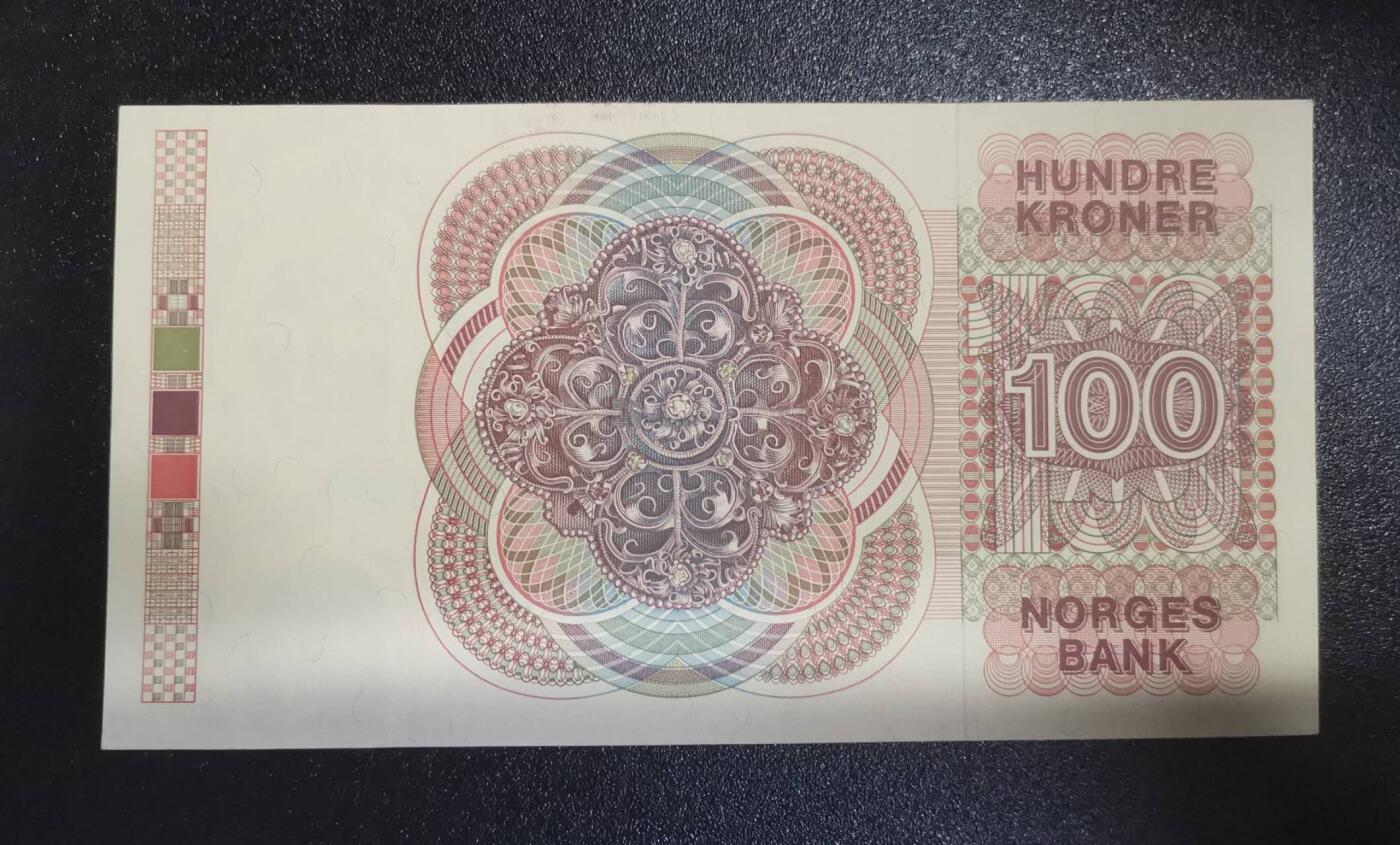 《艾美收藏》第226期-12.28周日外币精品场-蛇年收官 挪威1980年100克朗UNC- 微瑕如图