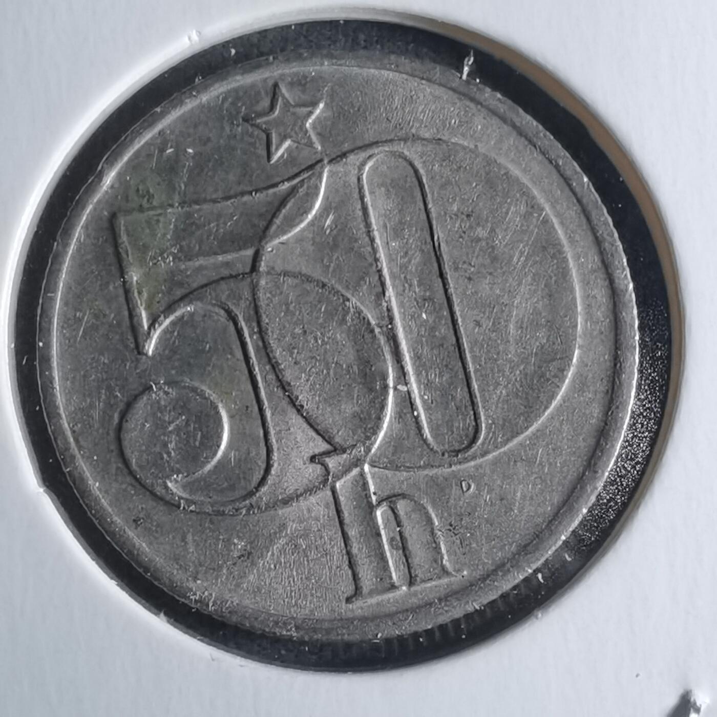 沼泽如烟--第946场 捷克斯洛伐克1979年50赫勒