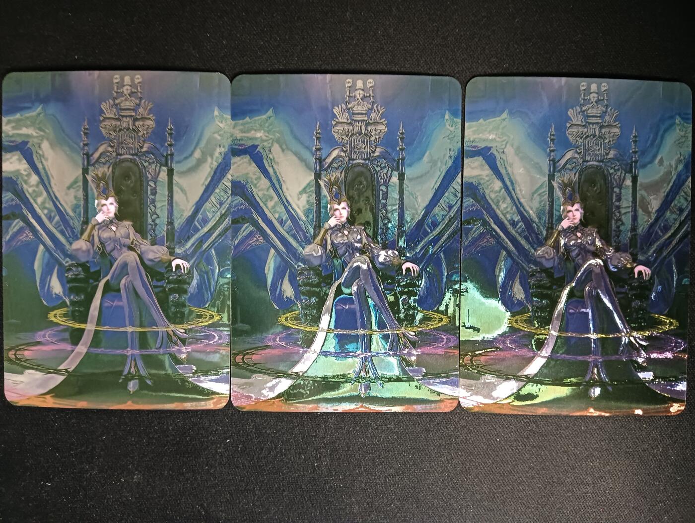 花开卡拍第53期（12月28号周日截拍，品控勿拍!!!拍品不寄存，运费5元，自制卡难免瑕疵，可能存在轻微撞角爆边等出厂瑕疵，品控介意勿拍！） 宁缺卡牌 满赠卡 光刻比比东三宫