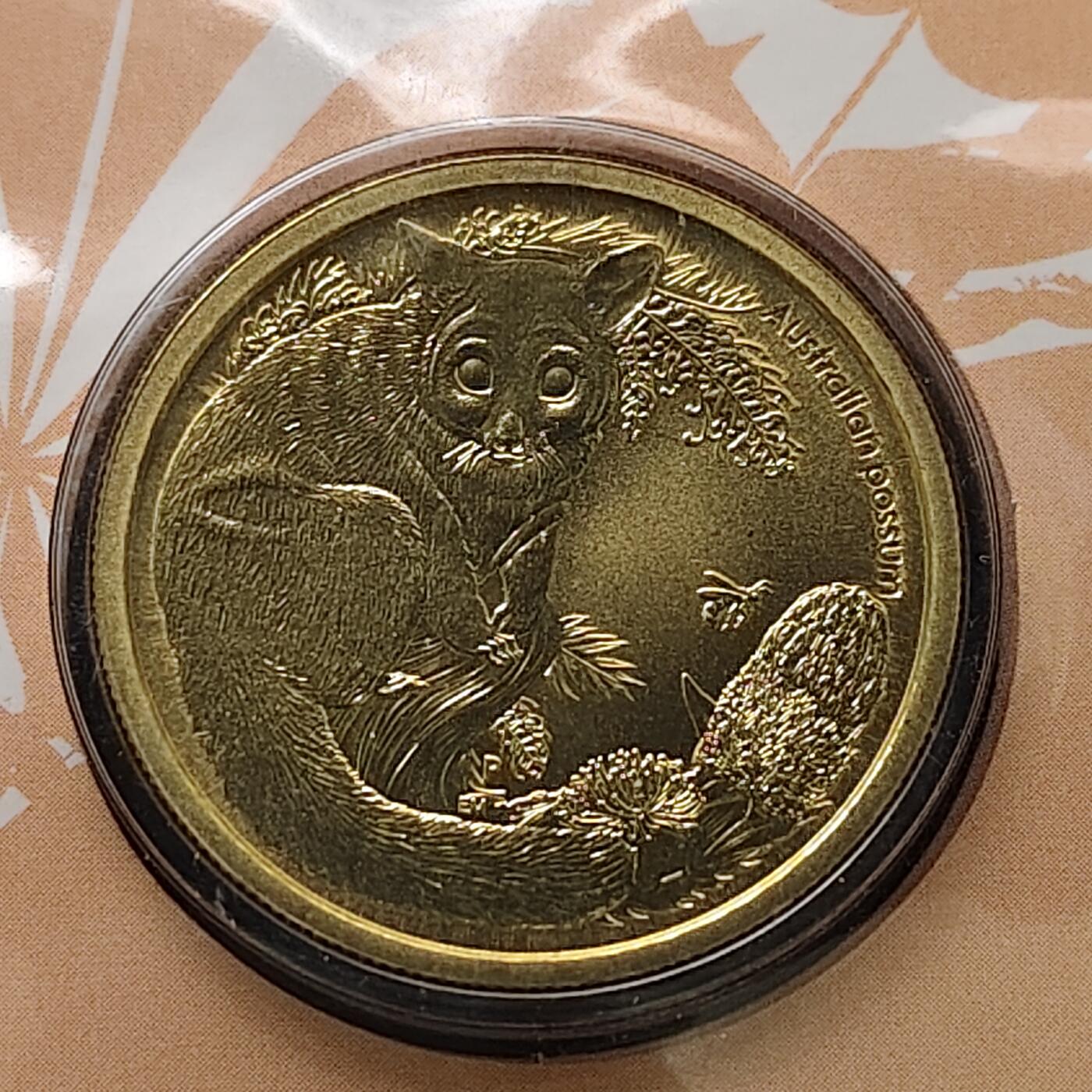 【全场包邮】纯粹捡漏拍491场（免费代拍第28场） 澳大利亚2013年1元荒野宝宝系列负鼠澳大利亚邮政官方PNC纪念邮币封