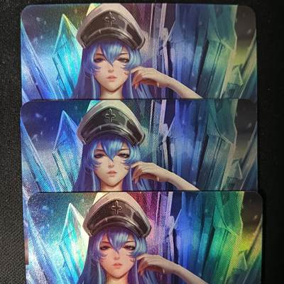 花开卡拍第53期（12月28号周日截拍，品控勿拍!!!拍品不寄存，运费5元，自制卡难免瑕疵，可能存在轻微撞角爆边等出厂瑕疵，品控介意勿拍！） - 宁缺卡牌 艺术卡 艾斯德斯三宫 彩闪