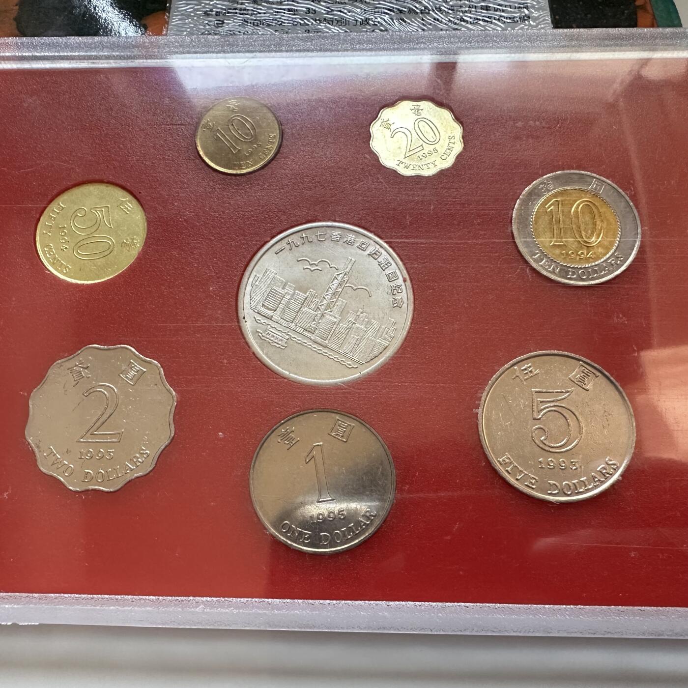 🌹外币初藏🌹🐯2025年第146场  每周二四六晚8️⃣点 接代拍 香港回归紫荆花套币