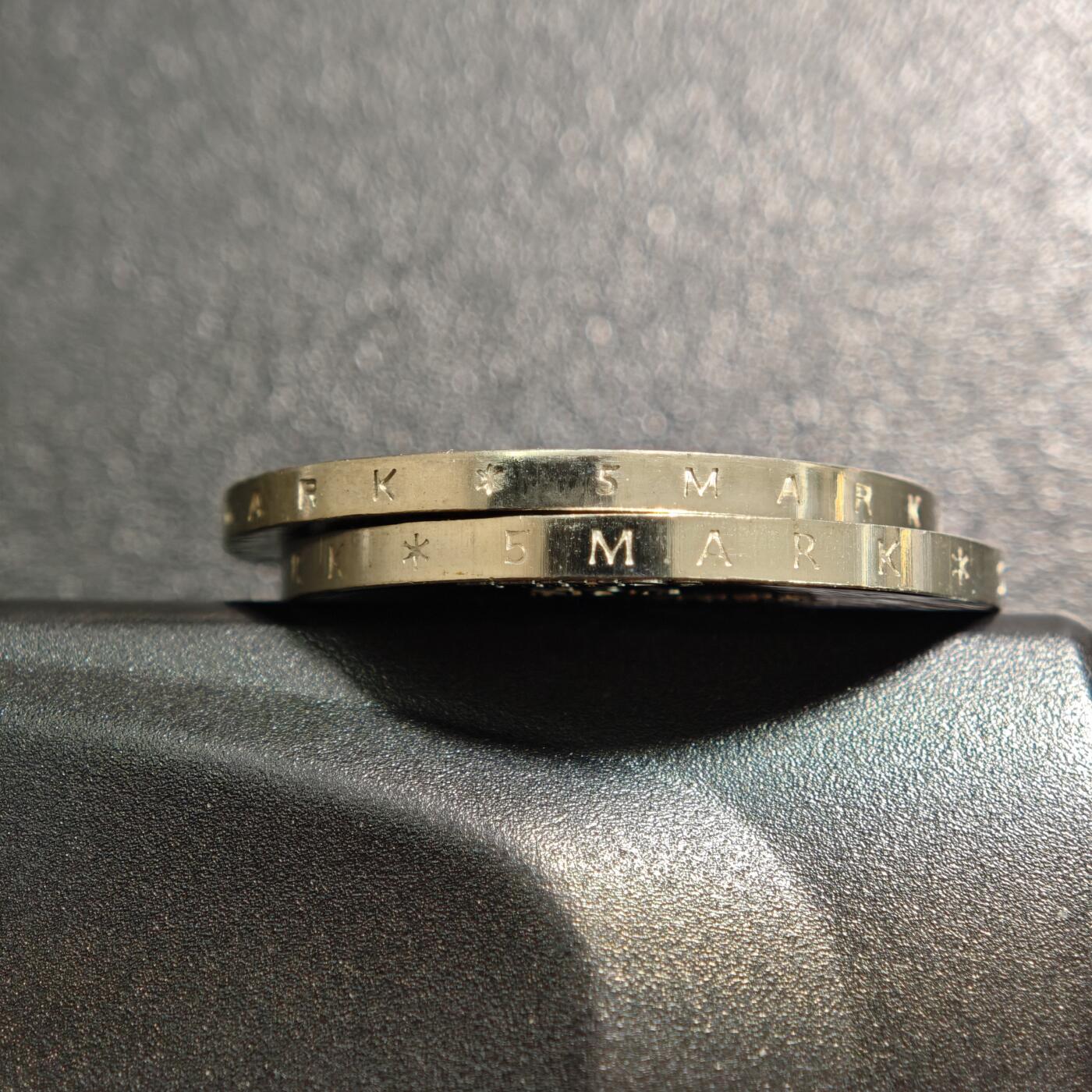 【德藏】世界币章拍卖第159期(元旦专场拍卖) 2枚一组 1976年 东德普鲁士少校费迪南德·冯·席尔诞辰200周年5马克纪念镍币 1974年 东德科学家飞利浦赖斯逝世百年5马克纪念镍币 品相极佳