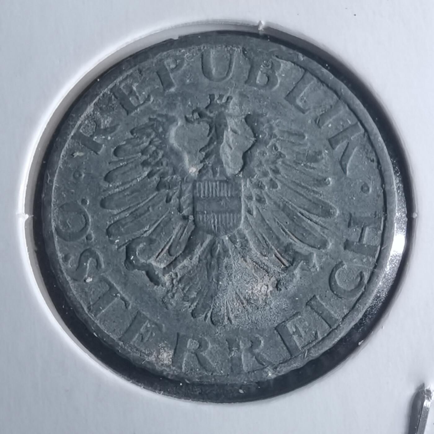 沼泽如烟--第946场 奥地利1953年5格罗申