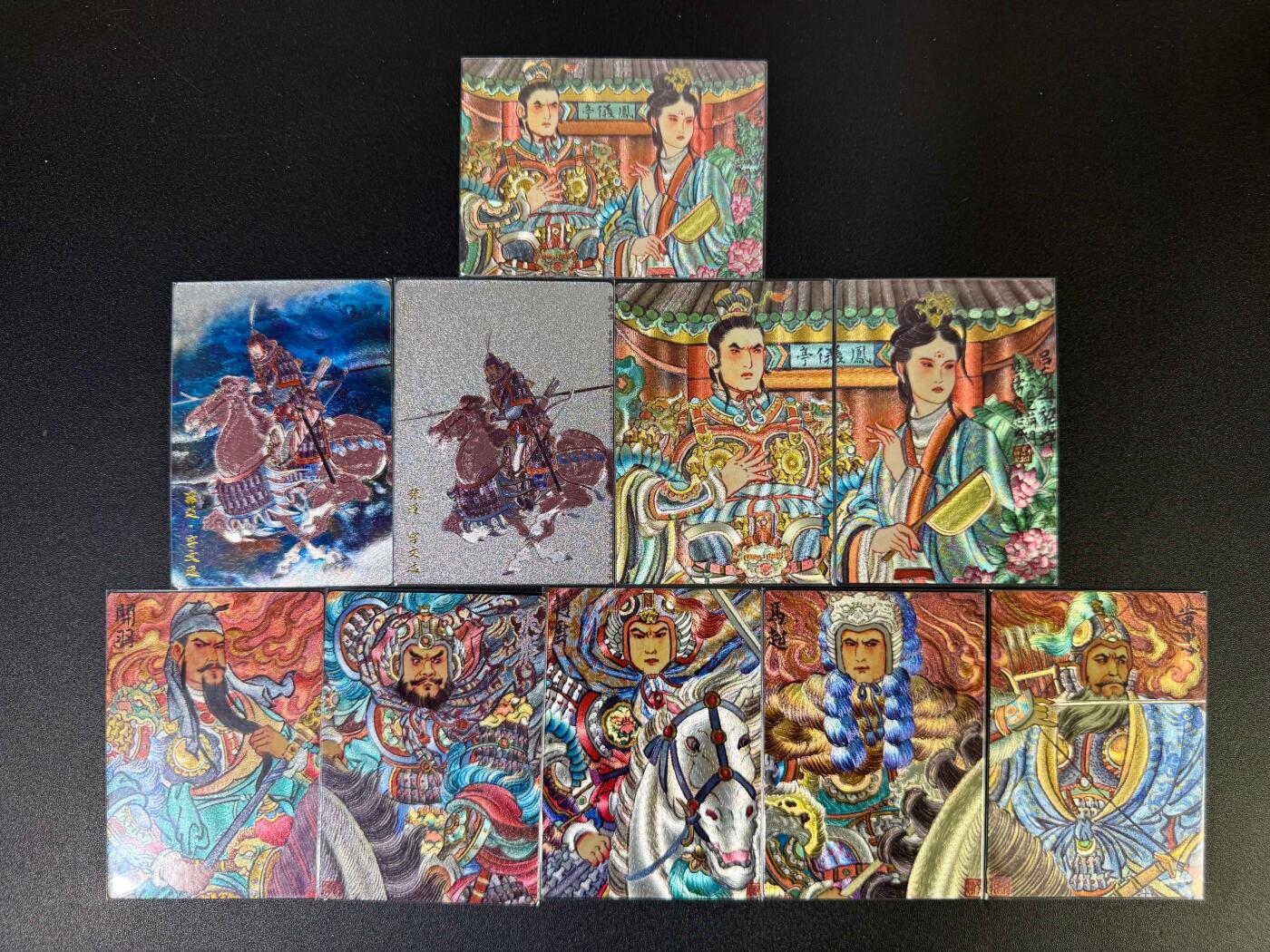 NO.19 好又多金牌大场，新店点关注不迷路！每周一站式配齐，方便凑单！（周6晚8点截拍，卖家送拍0抽成！） 玄卡阁 李云中张辽+冯涛三国五虎+吕布貂蝉+合照 粗闪10张一套