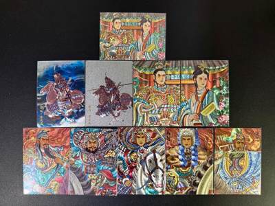 NO.19 好又多金牌大场，新店点关注不迷路！每周一站式配齐，方便凑单！（周6晚8点截拍，卖家送拍0抽成！） - 玄卡阁 李云中张辽+冯涛三国五虎+吕布貂蝉+合照 粗闪10张一套