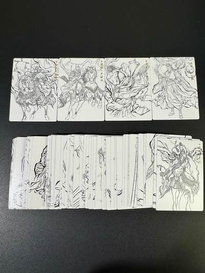 NO.19 好又多金牌大场，新店点关注不迷路！每周一站式配齐，方便凑单！（周6晚8点截拍，卖家送拍0抽成！） - 卡德曼 张建东水浒 线稿卡51张