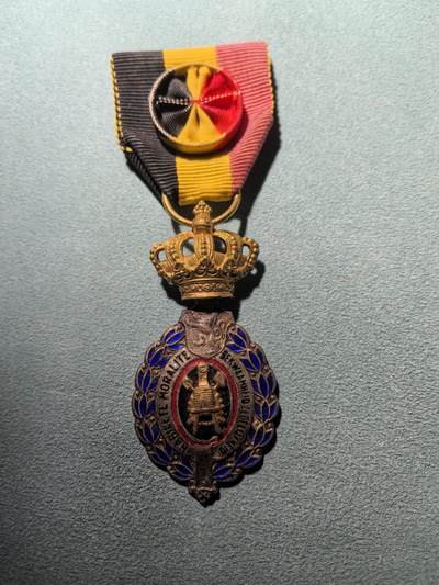 盛世勋华——号角文化勋章邮票专场拍卖第296期 - 比利时一级劳动功勋奖章 银制