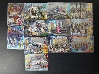 NO.19 好又多金牌大场，新店点关注不迷路！每周一站式配齐，方便凑单！（周6晚8点截拍，卖家送拍0抽成！） - 山河潮玩 水浒故事卡粗闪一套12张（入卡膜）