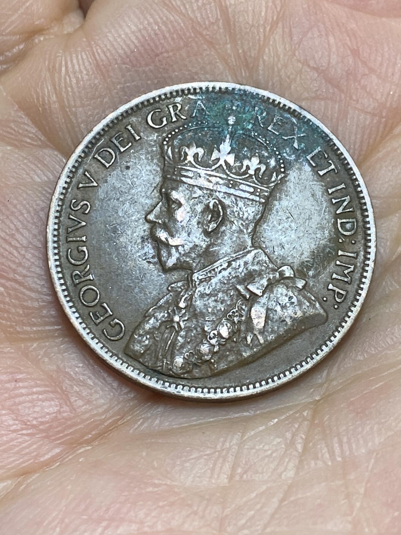 2025年第一百四十三场(总第一百六十九场）外国好品散币场(免佣金) 加拿大🇨🇦1916年1分(乔治五世第二版)