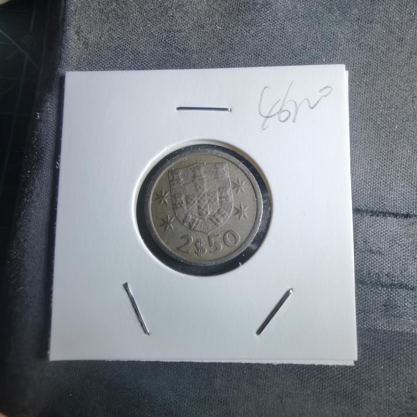 沼泽如烟--第946场 葡萄牙1974年2.5埃斯库多