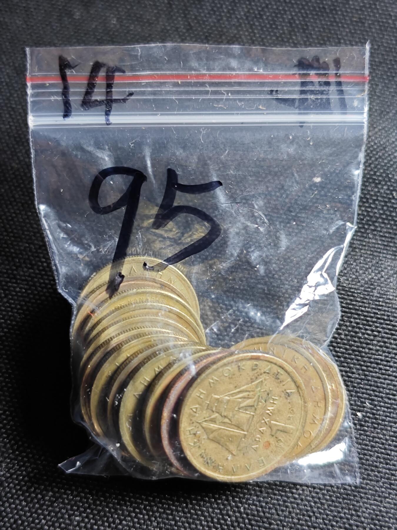 KK钱币收藏小铺 《套币 好品/批量散币专场》  2月预留时间 周末发货  希腊1德拉克马14枚铜币