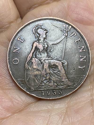 2025年第一百四十三场(总第一百六十九场）外国好品散币场(免佣金) - 英国🇬🇧1935年1便士(乔治五世第三版)