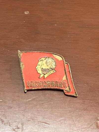 徽章杂项首拍 - 解放初中苏友好协会苏南区分会铜质证章